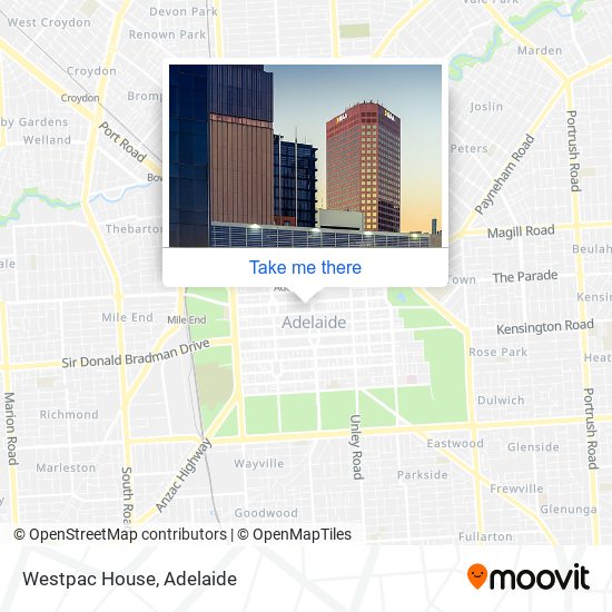 Westpac House map