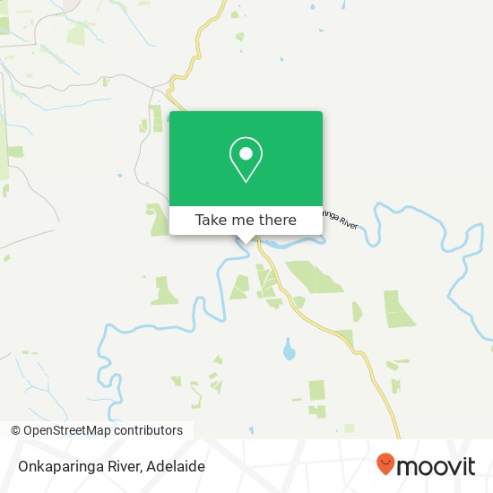 Onkaparinga River map