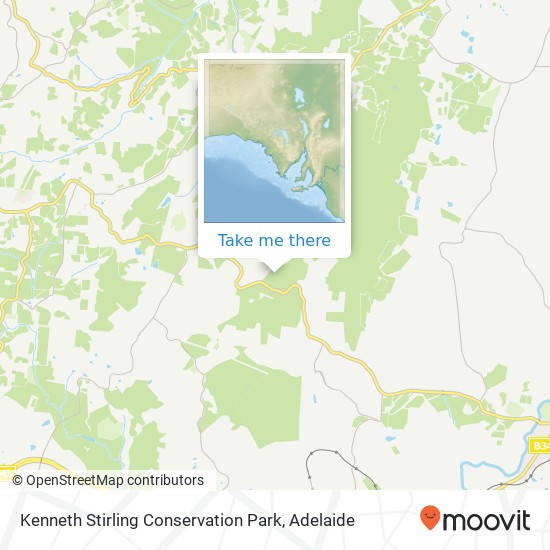 Kenneth Stirling Conservation Park map