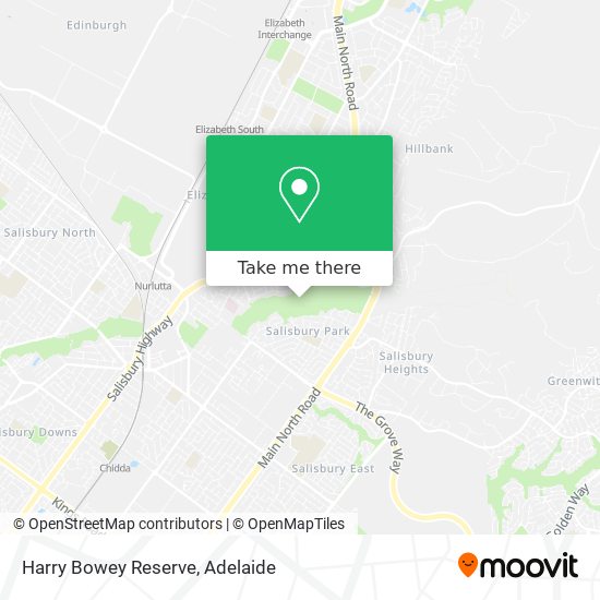 Mapa Harry Bowey Reserve
