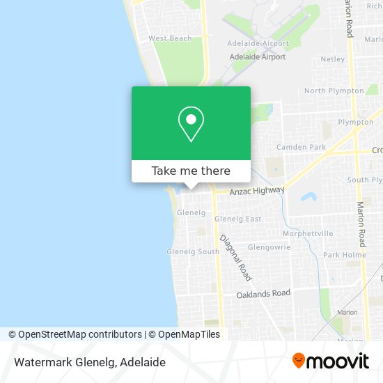 Watermark Glenelg map