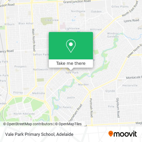 Mapa Vale Park Primary School