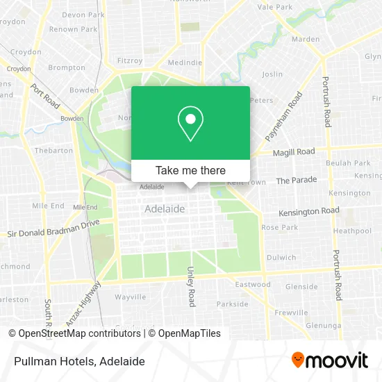 Pullman Hotels map