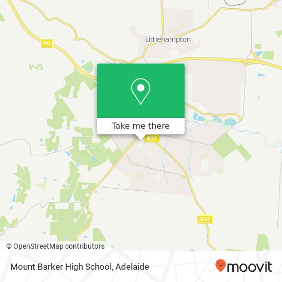 Mount Barker High School map