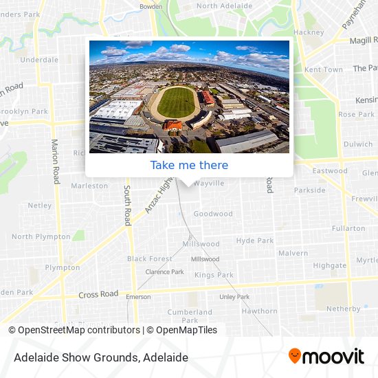 Adelaide Show Grounds map