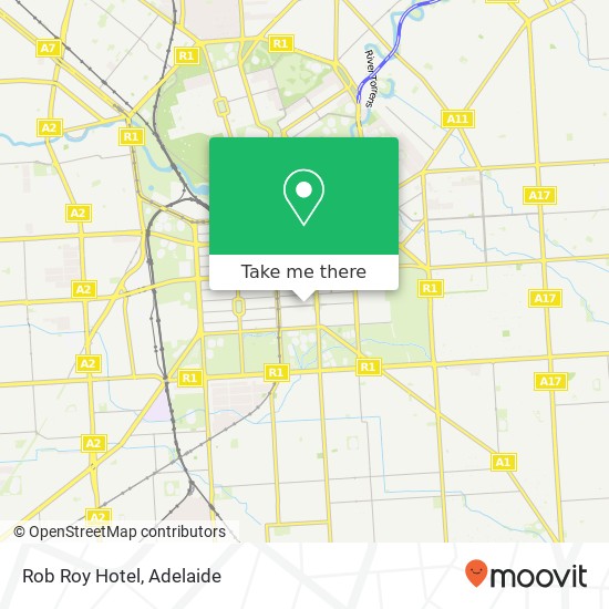 Mapa Rob Roy Hotel