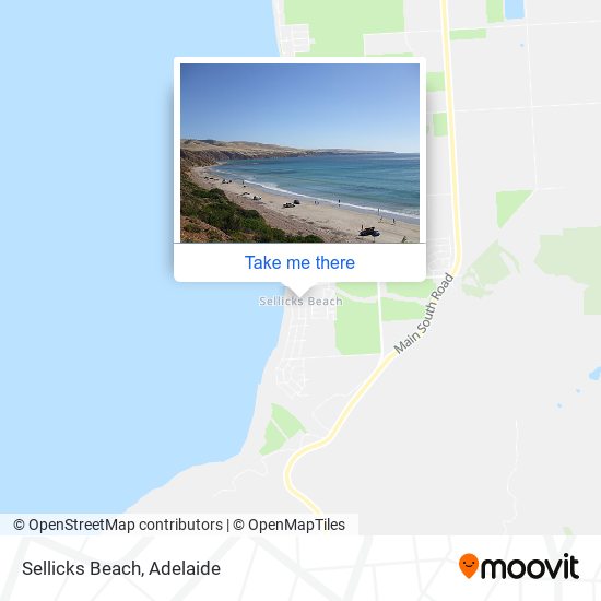 Sellicks Beach map