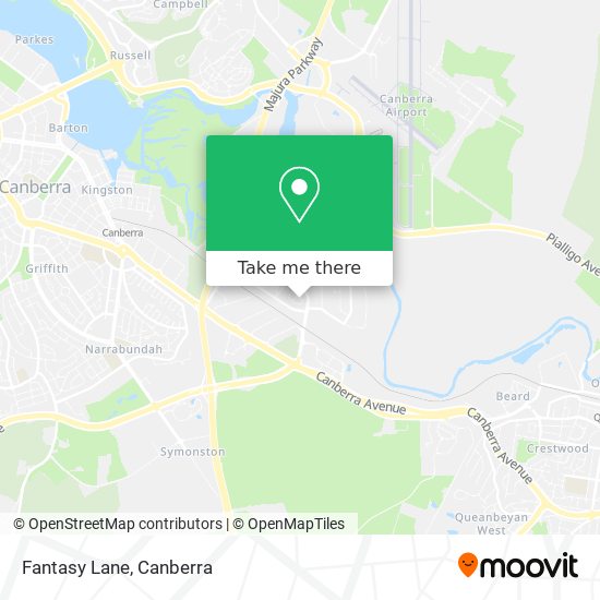 Fantasy Lane map