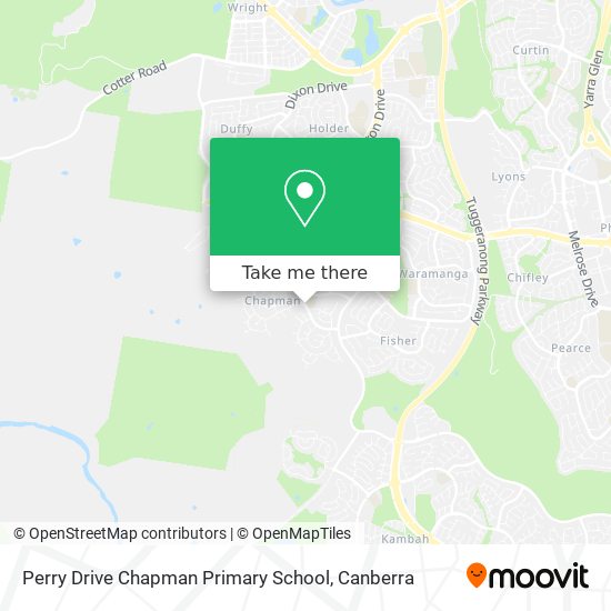 Perry Drive Chapman Primary School map