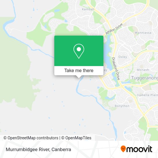 Murrumbidgee River map