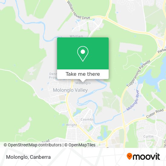 Molonglo map