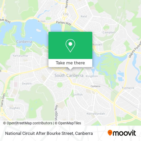 National Circuit After Bourke Street map