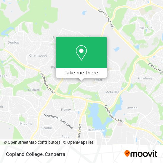 Copland College map