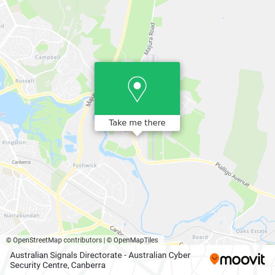 Australian Signals Directorate - Australian Cyber Security Centre map