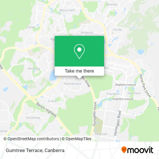 Gumtree Terrace map