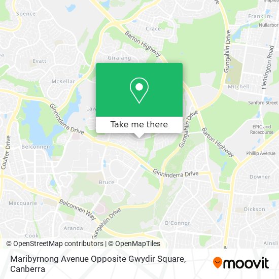 Maribyrnong Avenue Opposite Gwydir Square map