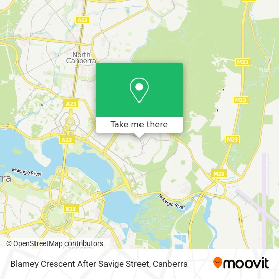 How To Get To Blamey Crescent After Savige Street In Canberra By Bus Or Light Rail Moovit