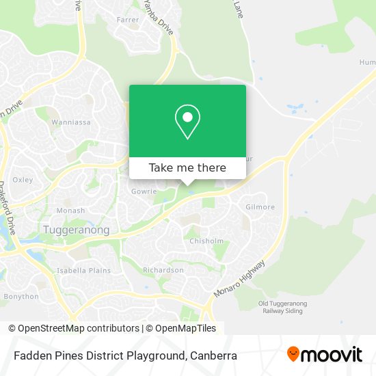 Fadden Pines District Playground map