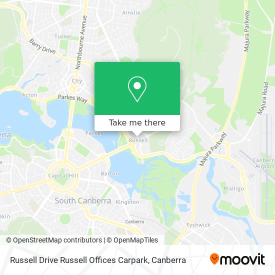 Russell Drive Russell Offices Carpark map