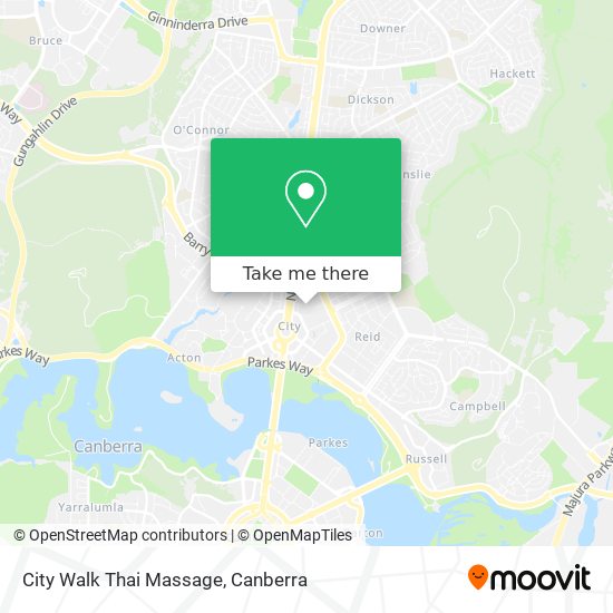 City Walk Thai Massage map