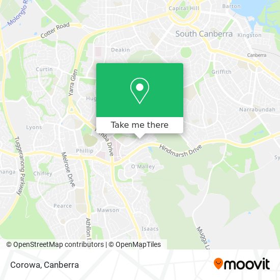 Corowa map