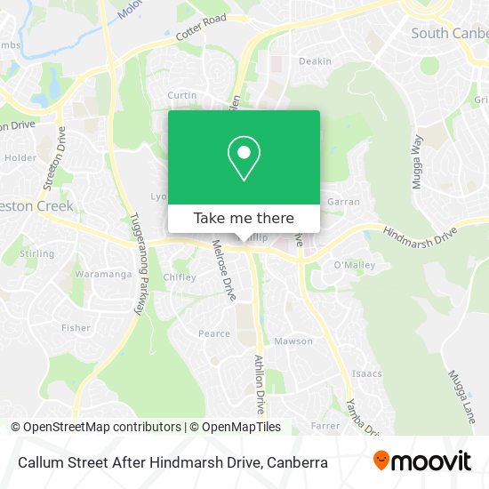 Callum Street After Hindmarsh Drive map