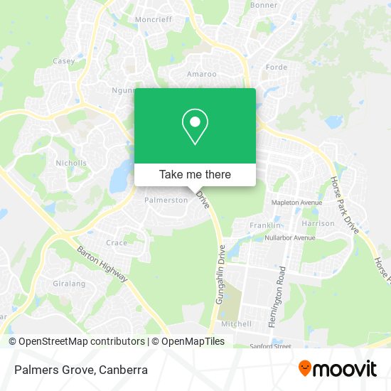 Palmers Grove map