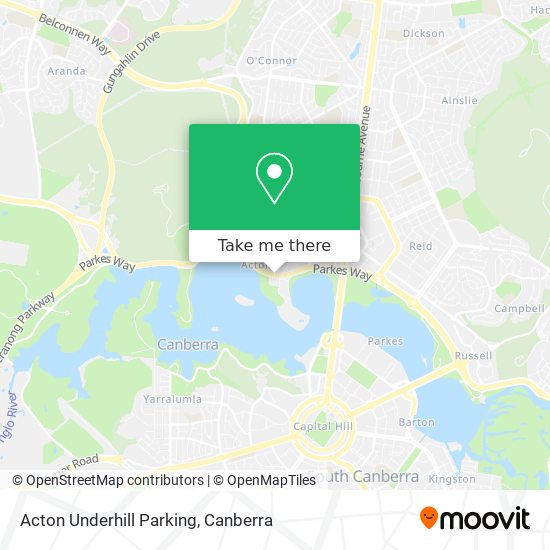 Mapa Acton Underhill Parking