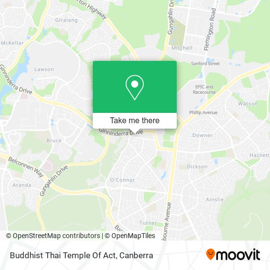 Buddhist Thai Temple Of Act map
