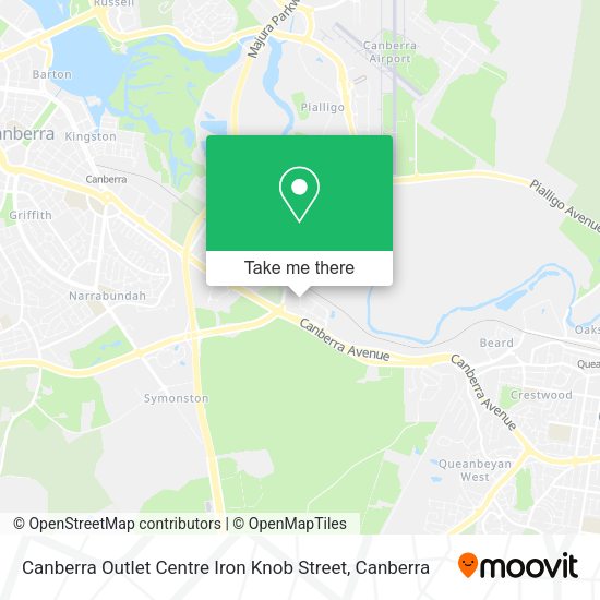 Canberra Outlet Centre Map How To Get To Canberra Outlet Centre Iron Knob Street By Bus Or Light Rail?