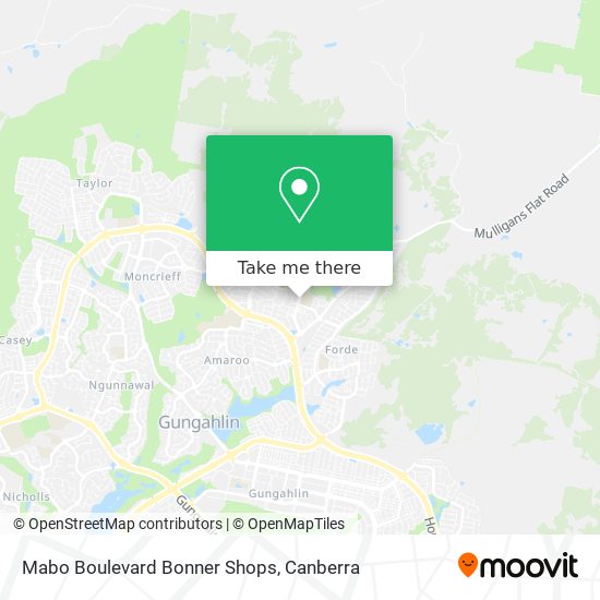 Mapa Mabo Boulevard Bonner Shops