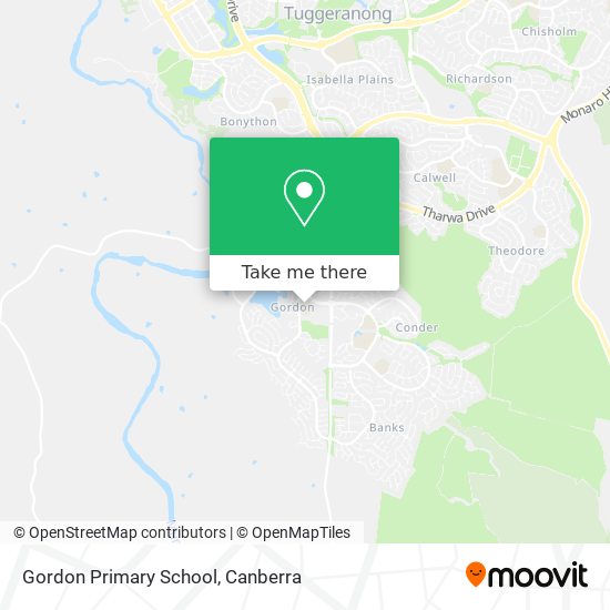 Gordon Primary School map