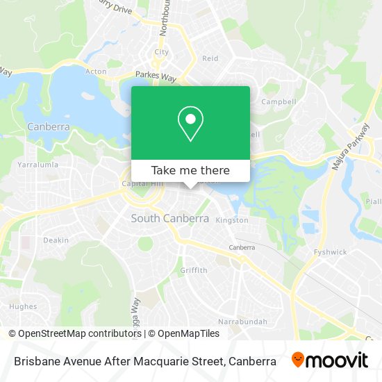 Brisbane Avenue After Macquarie Street map