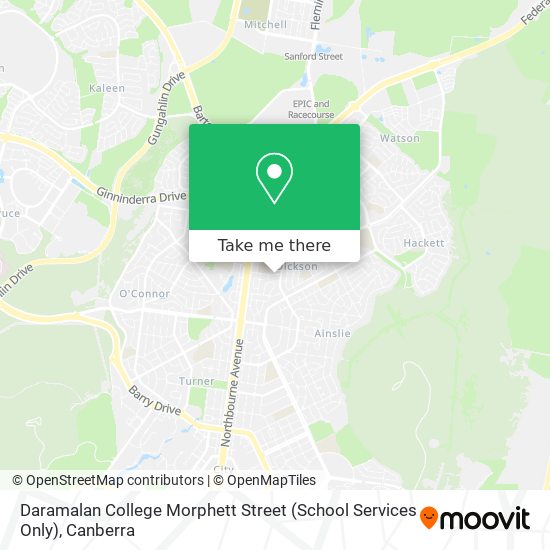 Daramalan College Morphett Street (School Services Only) map