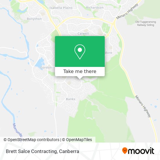 Brett Salce Contracting map