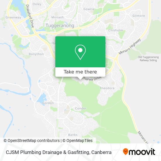 CJSM Plumbing Drainage & Gasfitting map