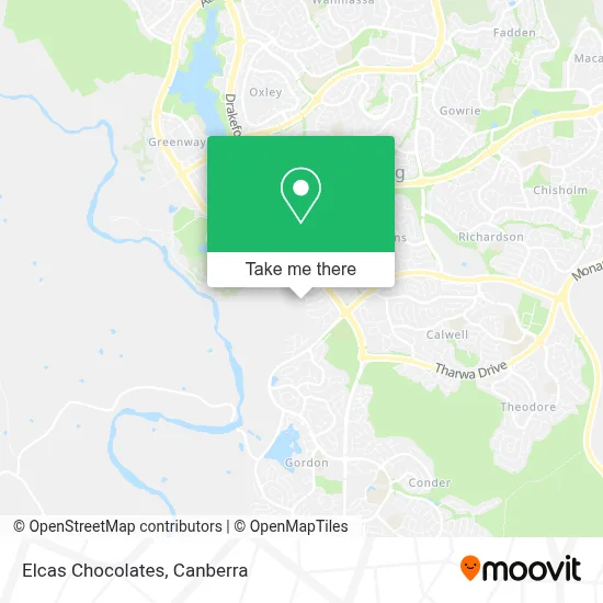 Mapa Elcas Chocolates