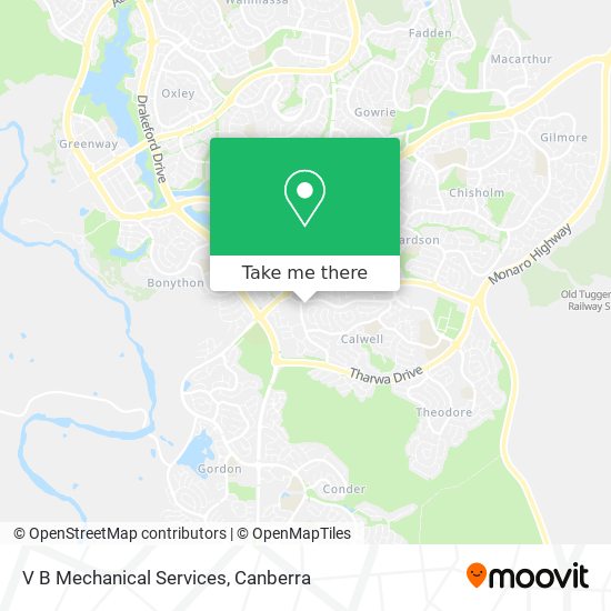 V B Mechanical Services map
