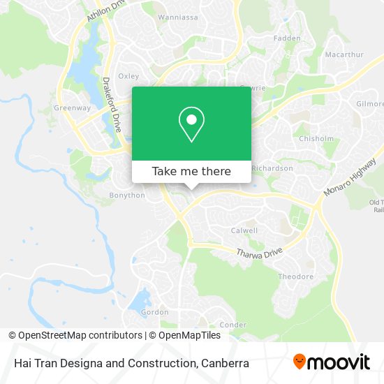Hai Tran Designa and Construction map