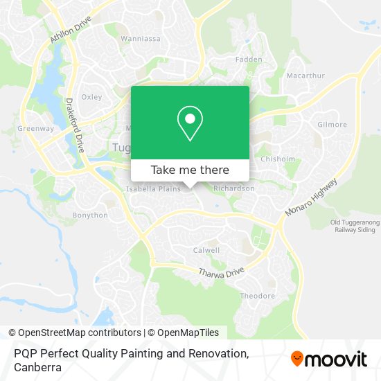 PQP Perfect Quality Painting and Renovation map
