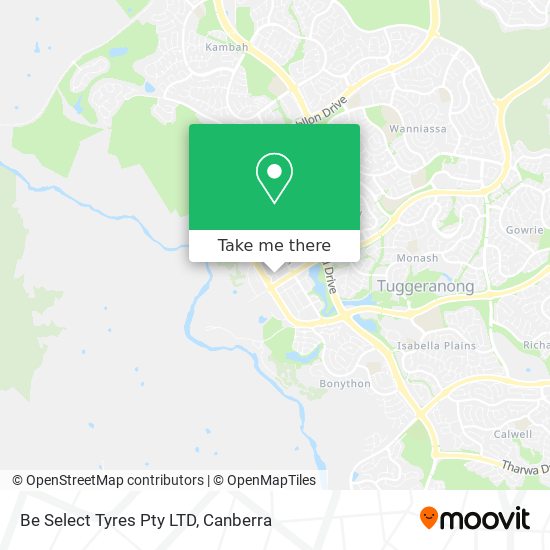 Be Select Tyres Pty LTD map