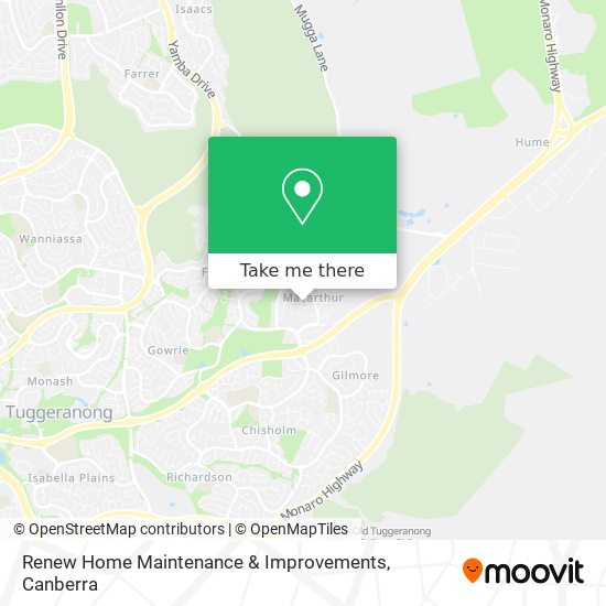 Renew Home Maintenance & Improvements map