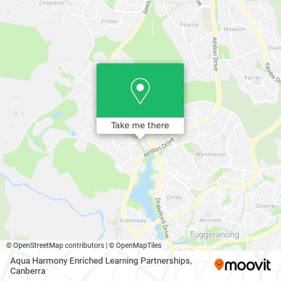 Aqua Harmony Enriched Learning Partnerships map