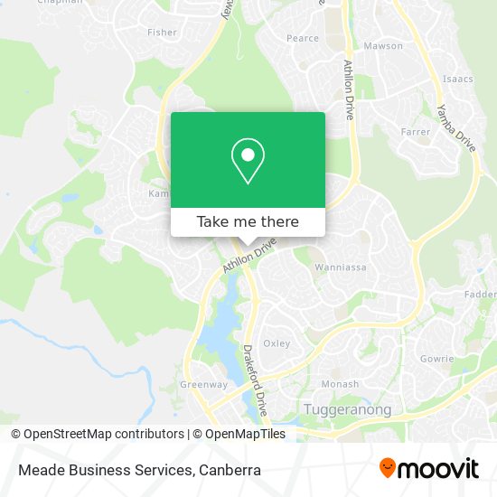 Meade Business Services map