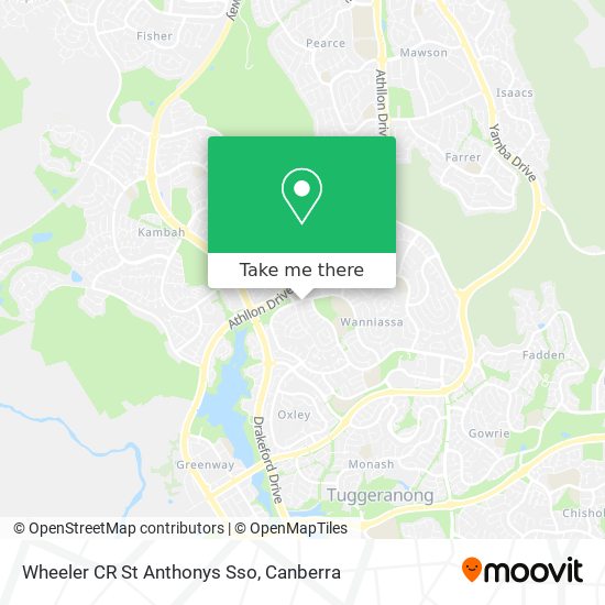 Wheeler CR St Anthonys Sso map