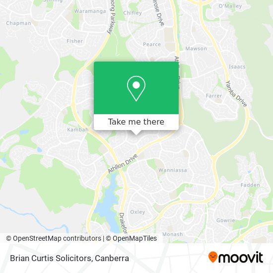 Brian Curtis Solicitors map