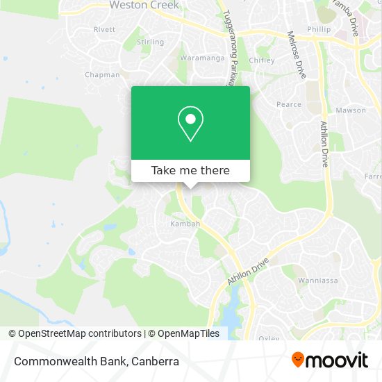 Commonwealth Bank map