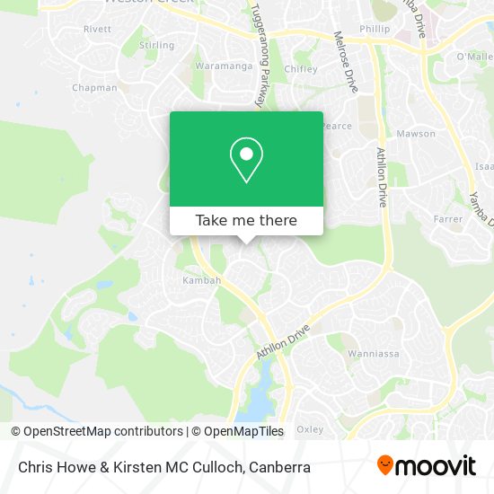 Chris Howe & Kirsten MC Culloch map