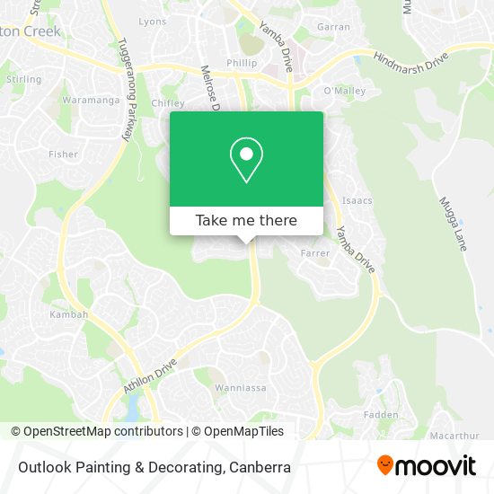 Outlook Painting & Decorating map