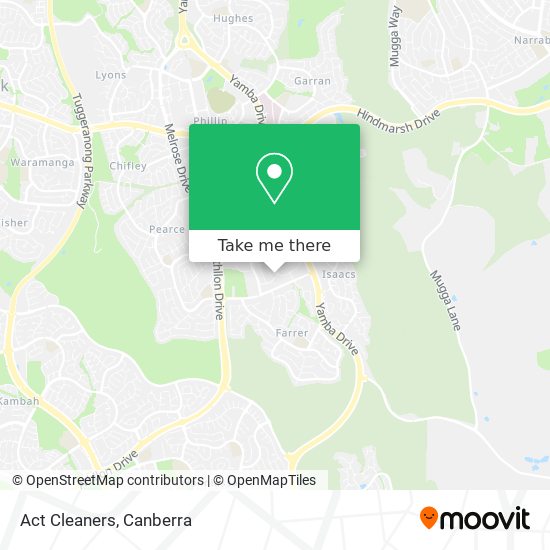 Act Cleaners map